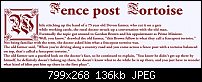 Click image for larger version. 

Name:	fence post tortoise text.jpg 
Views:	1299 
Size:	136.3 KB 
ID:	60784