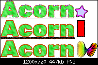 Click image for larger version. 

Name:	Wobbly Acorn.png 
Views:	83 
Size:	447.2 KB 
ID:	133410
