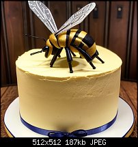 Click image for larger version. 

Name:	Cake Bee.jpg 
Views:	218 
Size:	186.8 KB 
ID:	134174