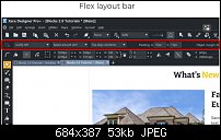 Click image for larger version. 

Name:	Flex Layout Bar.jpg 
Views:	112 
Size:	53.0 KB 
ID:	134740