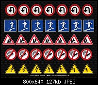 Click image for larger version. 

Name:	Traffic Signs.jpg 
Views:	1548 
Size:	126.8 KB 
ID:	72497